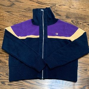 Fila Zip Up Sweater